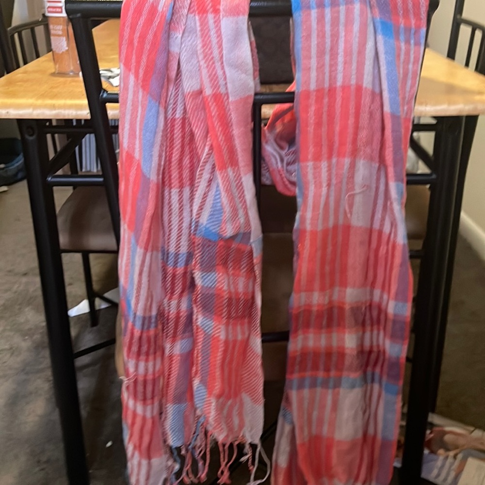 American eagle plaid blanket scarf